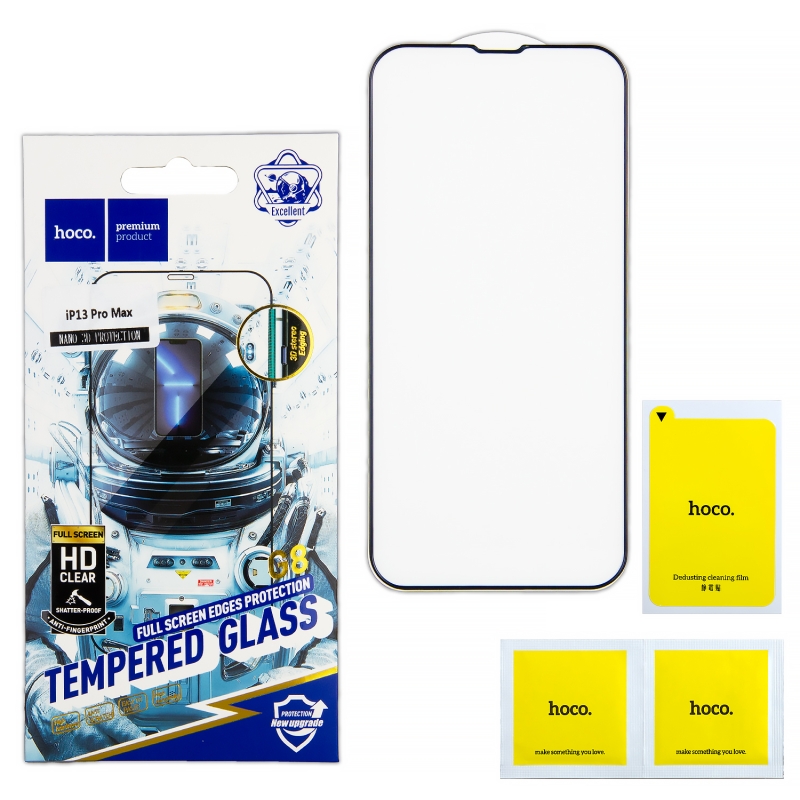 Защитное стекло iPh 13 Pro Max/14 Plus (6.7) G8 HOCO