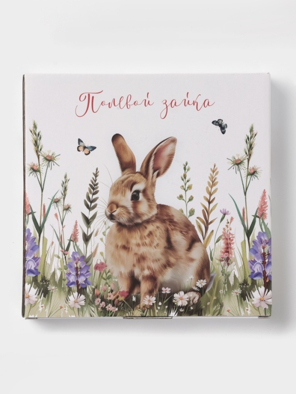 Тарелка десертная Доляна "Зайка" цвет белый  цвет белый 20,3х2 см