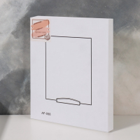 Зеркало на подставке, зеркальная поверхность 17,5 &times; 22 см, цвет чёрный