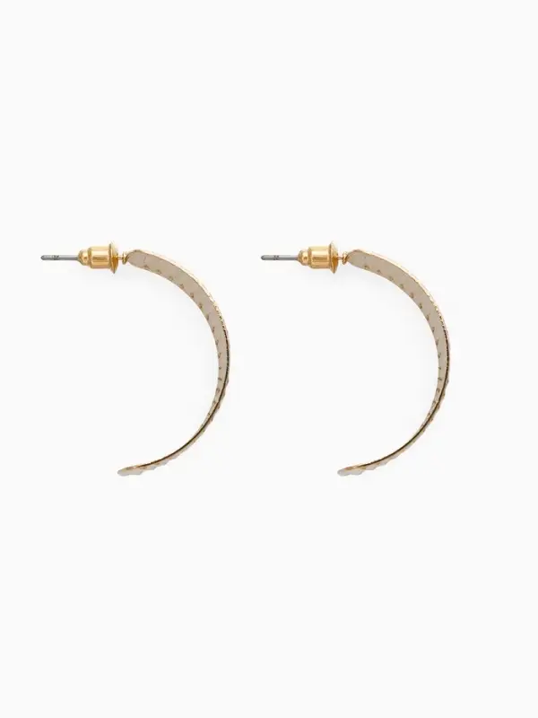 Серьги металл "Дуга" тренд, цвет золото