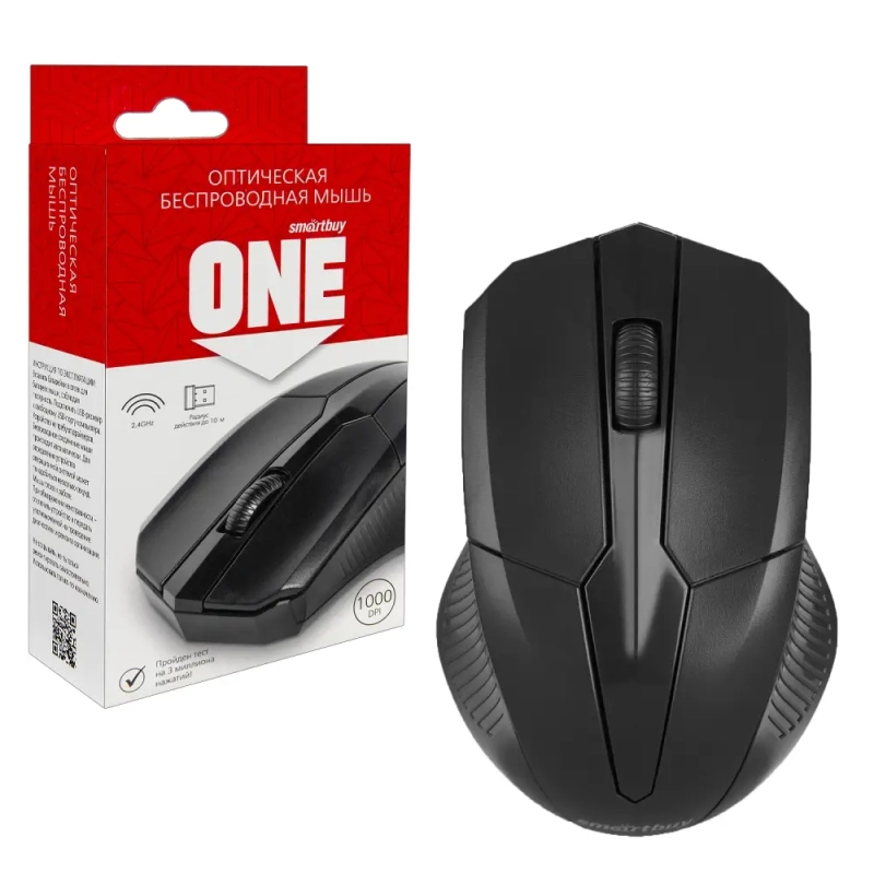 Мышь беспроводная Smartbuy ONE 303AG-K черная