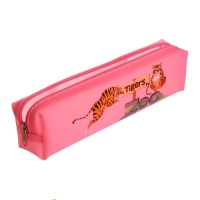 Пенал школьный на молнии "Зоопарк", МИКС