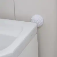 Стоппер для двери, универсальный, 5&times;5&times;1 см, белый