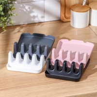 Подставка для крышек и кухонных принадлежностей, 14&times;18&times;5 см, цвет МИКС