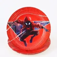 Тарелка одноразовая 18 см, набор 10 шт, Паук
