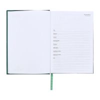 Ежедневник датированный 2024 года, А5, 176 листов, Attomex.Orion, обложка бумвинил, ляссе, блок 70 г/м2, зелёный