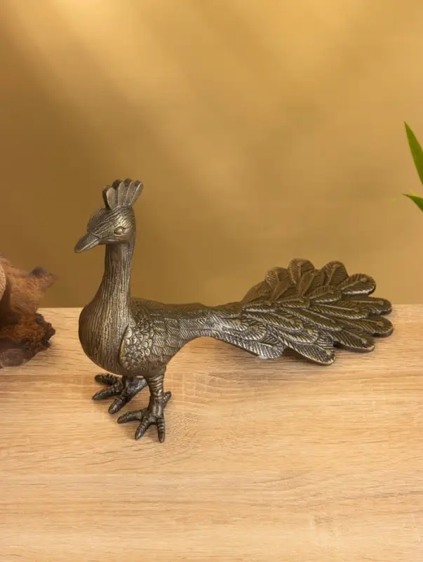 Сувенир &laquo;Павлин&raquo;, 28&times;12&times;21 см, алюминий