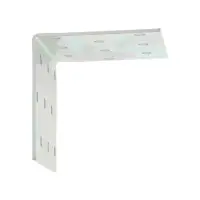 Уголок крепёжный ТУНДРА 60х60х60х2 мм, оцинкованный, в упаковке 1 шт.