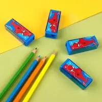 Точилка пластиковая прямоугольная, &laquo;Человек-паук&raquo;