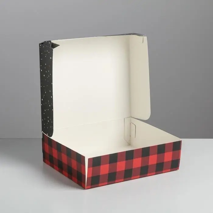 Упаковка для кондитерских изделий &laquo;С Новым годом&raquo;, 20 х 17 х 6 см