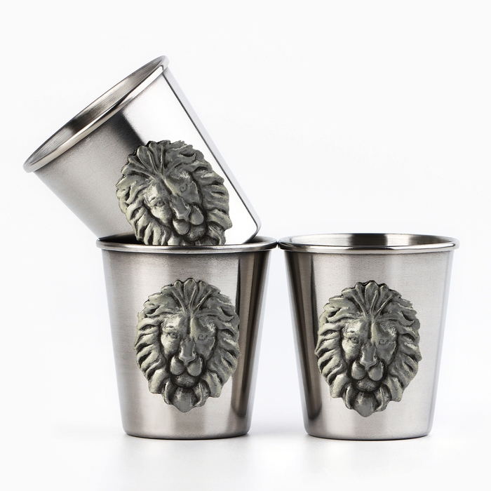 Набор рюмок &laquo;Только вперед&raquo;, 3 шт х 70 мл