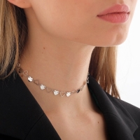 Чокер &laquo;Металлика&raquo; сердца, цвет серебро, L=30