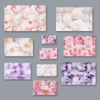 Набор коробок 10 в 1, упаковка подарочная, &laquo;Цветы&raquo;, 12 х 7 х 4 - 32.5 х 20 х 12.5 см