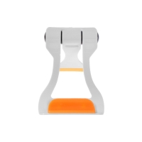 Подставка для телефона LuazON, складная, усиленная, регулируемая высота, бело/оранжевая