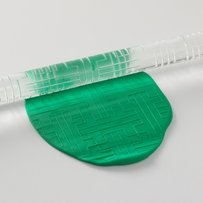 Скалка для творчества акрил "Плетённая корзина" 16х1 см