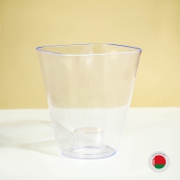 Горшок для орхидей, 2,5 л, 16,4 &times; 18,5 см, пластик, прозрачный