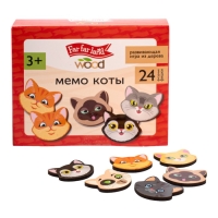 Игра настольная мемо &laquo;Коты&raquo; Far far land wood (24 фишки в коробке)