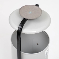 Урна уличная &laquo;Космос&raquo; 21 л, 32 х 82,5 х 28,5 см, серая, бак 0,6 мм