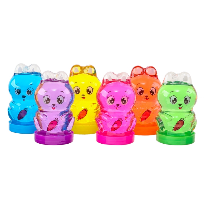 Лизун - слайм &laquo;Зайка&raquo;, цвета МИКС