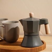 Кофеварка гейзерная SL Home &laquo;Ферамо&raquo;, 150 мл, 11&times;15,5&times;12 см, цвет оливковый