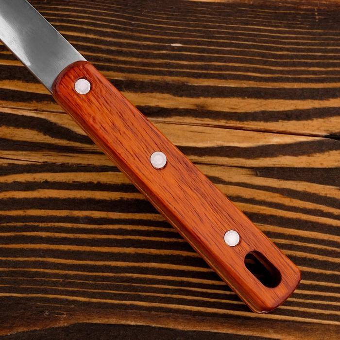 Поварешка для казана узбекская 42см, диаметр 10см с деревянной ручкой Поварешка для казана узбекская 42см, диаметр 10см с деревянной ручкой