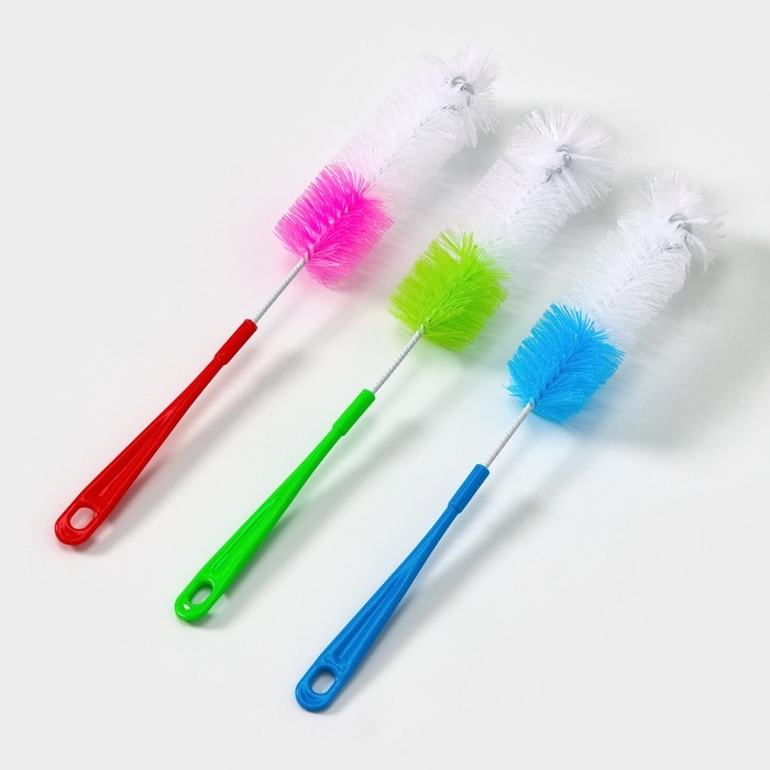 Ёршик для посуды Доляна, 5&times;38 см, цвет МИКС