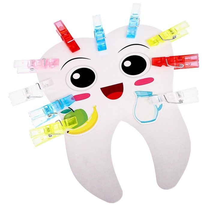 IQ-игра с прищепками &laquo;Вредное и полезное&raquo;