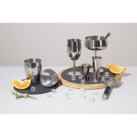 Бокал для вина из нержавеющей стали, 300 мл, 17&times;7 см, цвет серебряный