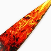 Деревянное оружие, детское сувенирное &laquo;Огненный&raquo;, нож кунай, 26 х 4 см