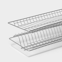 Комплект посудосушителей с поддоном для шкафа 60 см, 56,5&times;25,6 см, цинк
