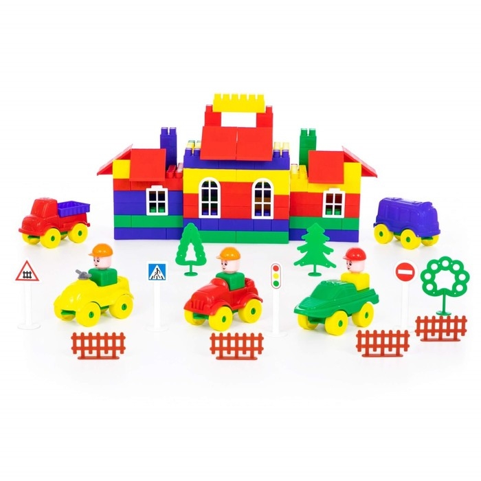 Конструктор &laquo;Строитель&raquo;, 287 деталей