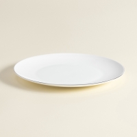 Тарелки SL Home &laquo;Каскарон&raquo;, d=27 см, набор 2 шт, костяной фарфор, белые