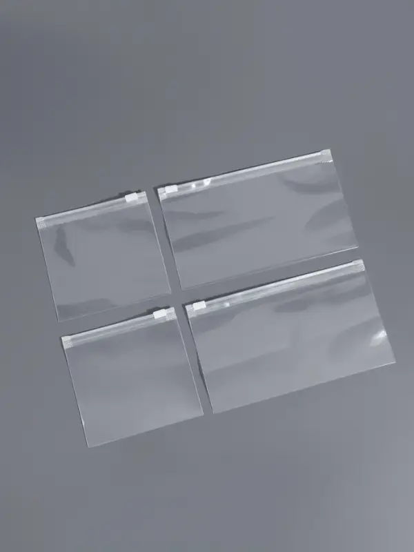 Дорожные чехлы, 18&times;10/11&times;10 см, набор 4 шт., прозрачные