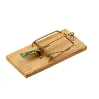 Мышеловка, 9.8&times;4.7 см, дерево, Greengo