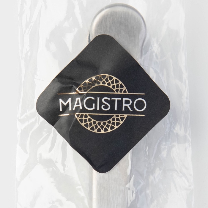 Зажим для пакетов Magistro &laquo;Крокодил&raquo;, 9 см, нержавеющая сталь, серебристый