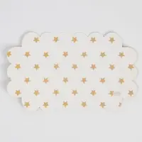 Коробка для печенья, кондитерская упаковка с пластиковой крышкой, &laquo;Звёздочки&raquo;, 10.5 х 21 х 3 см