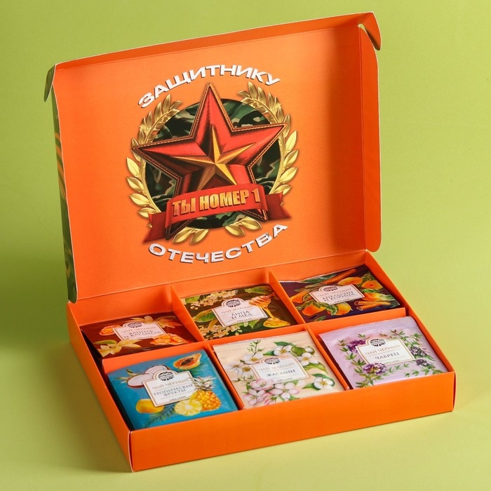 Чайная коллекция &laquo;23 февраля&raquo;, 54 г (30 пакетиков х 1,8 г).