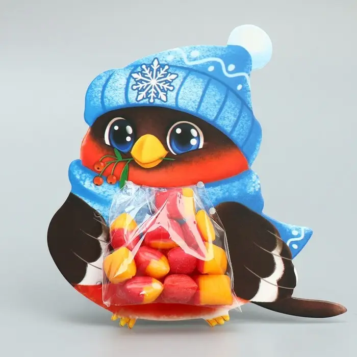 Пакет под сладости &laquo;Снегирь&raquo;, 11 х 6 см