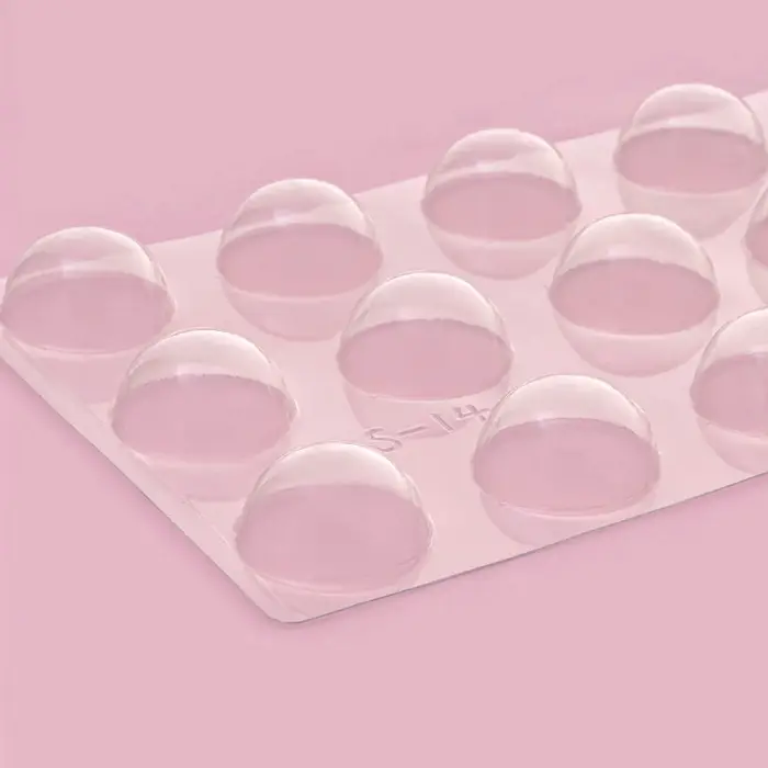 Форма для шоколада и конфет &laquo;Полусфера&raquo;, 22&times;13 см, 15 ячеек, d=3 см, прозрачная