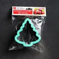 Форма для вырезания печенья Доляна &laquo;Ёлка&raquo;, 9.7&times;5&times;10.7 см, МИКС