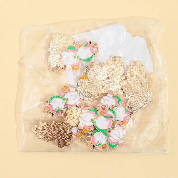 Фурнитура для бижутерии &laquo;Единорог&raquo;, металл, 1,5 х 2,2 см, 15 шт