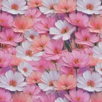 Бумага упаковочная глянцевая &laquo;Цветы&raquo;, 50 &times; 70 см