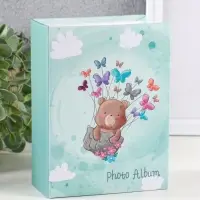 Фотоальбом "Мишка"  100ф 10X15см, ПП карм.