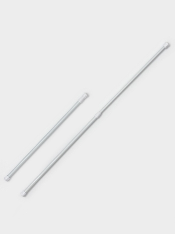 Набор карнизов универсальных, 43-75 см, белый