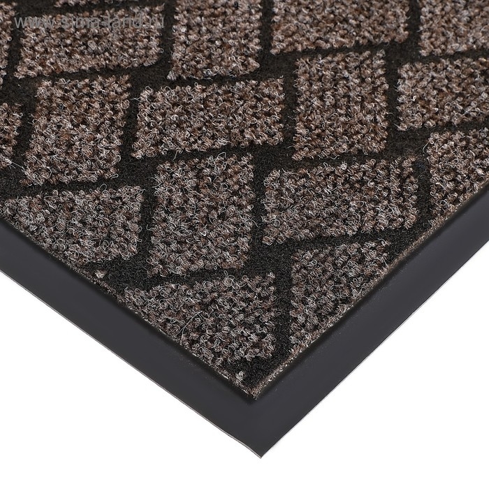 Коврик придверный влаговпитывающий &laquo;Крафт&raquo;, 60&times;90 см, цвет коричневый