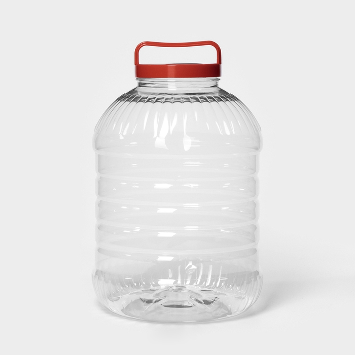 Бидон для хранения продуктов, пластик, 10 л, цвет МИКС