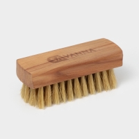Щётка для обуви SAVANNA, 10&times;3,5 см, 59 пучков, натуральный волос