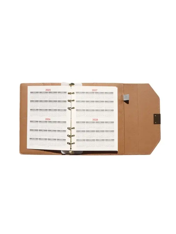 Органайзер на кольцах, C6, с клапаном, 80л, линия, к/зам, Бежевый