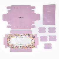 Коробка складная под 12 конфет &laquo;Для тебя&raquo;, 3,8 х 10,5 х 26,5 см