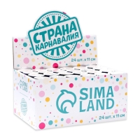 Новогодняя хлопушка пружинная поворотная &laquo;С новым годом&raquo; 11 см